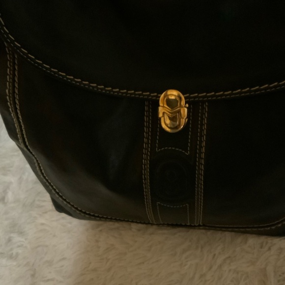 Marino Orlandi Black Italian Leather Shoulder Bag - Picture 4 of 6